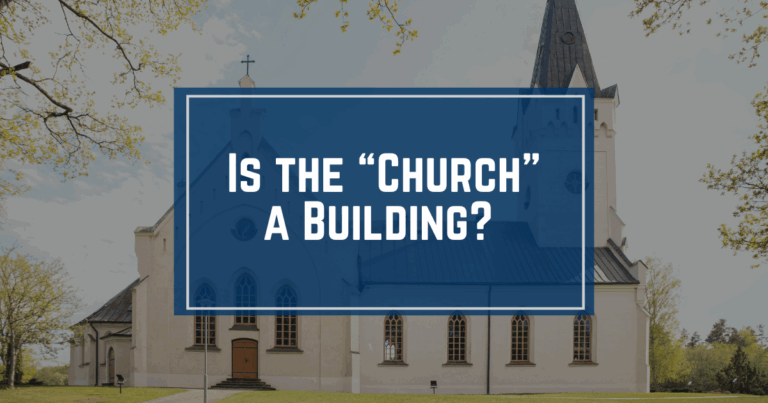 white church building with steeple and cross on top