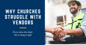 man with a construction vest and hard hat shaking hands